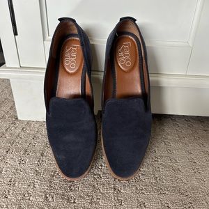 Franco Sarto Navy Loafers